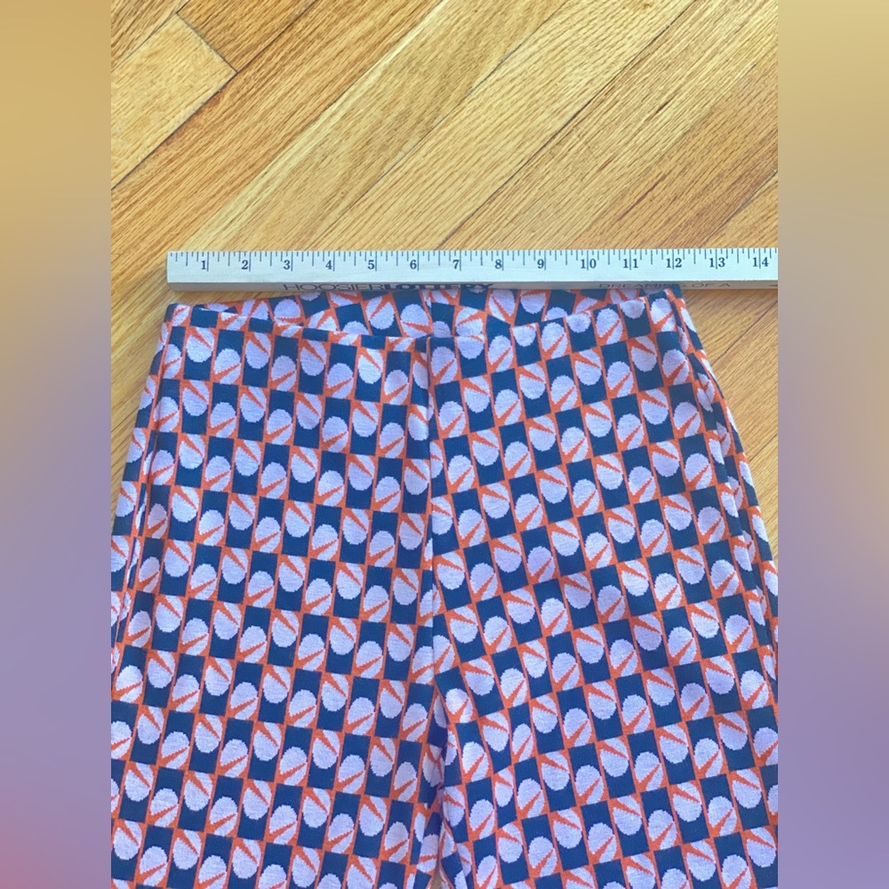 Zara Geometric Patterned Flare Pants - Picture 3 of 10